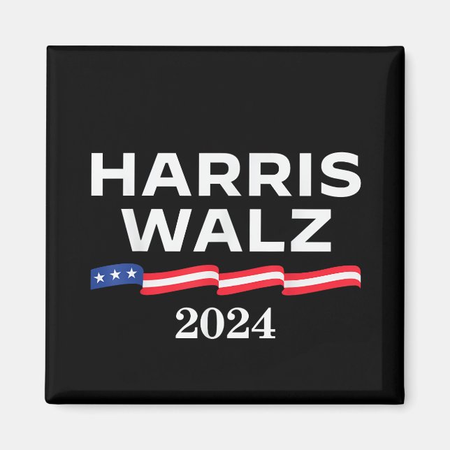 Kamala Harris Walz 2024 Magnet (Front)
