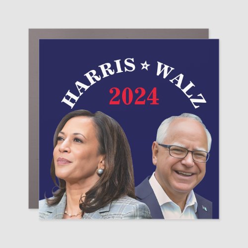 Kamala Harris Walz Photo _  President Vice Photos Car Magnet