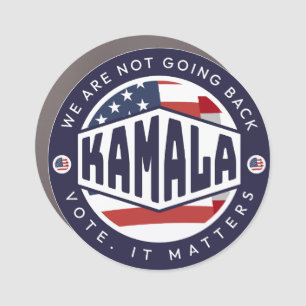 Kamala Harris: We are NOT Going Back Car Magnet