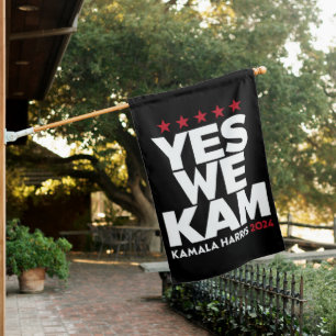 Kamala Harris Yes We Kam for US President 2024 House Flag