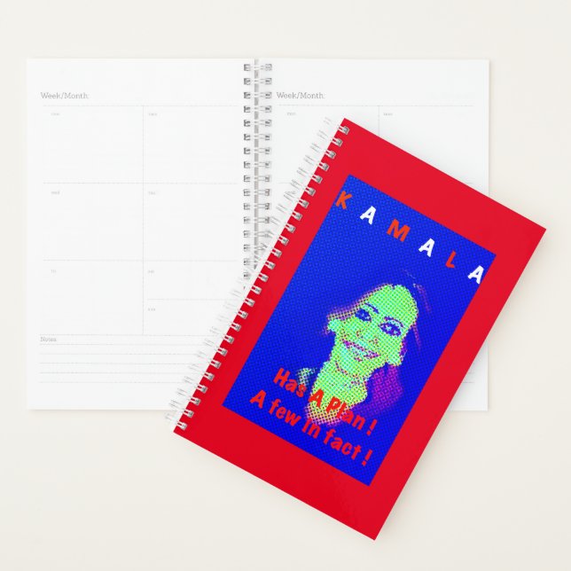 Kamala Has A Plan Planner (Display)