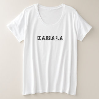 KAMALA in Cat Alphabet Plus Size T-Shirt