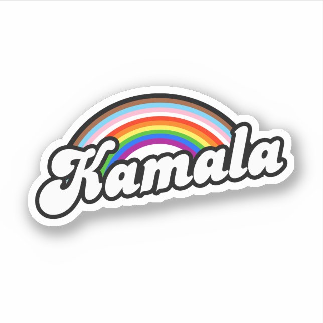 Kamala Inclusive Pride Sticker (Front)