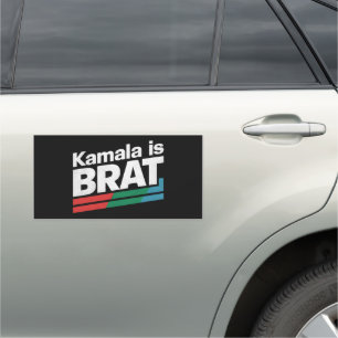 Kamala Is Brat Car Magnet