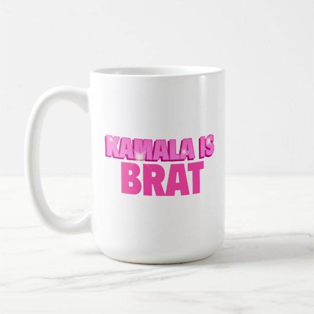 Kamala Is Brat Coffee Mug (Left)