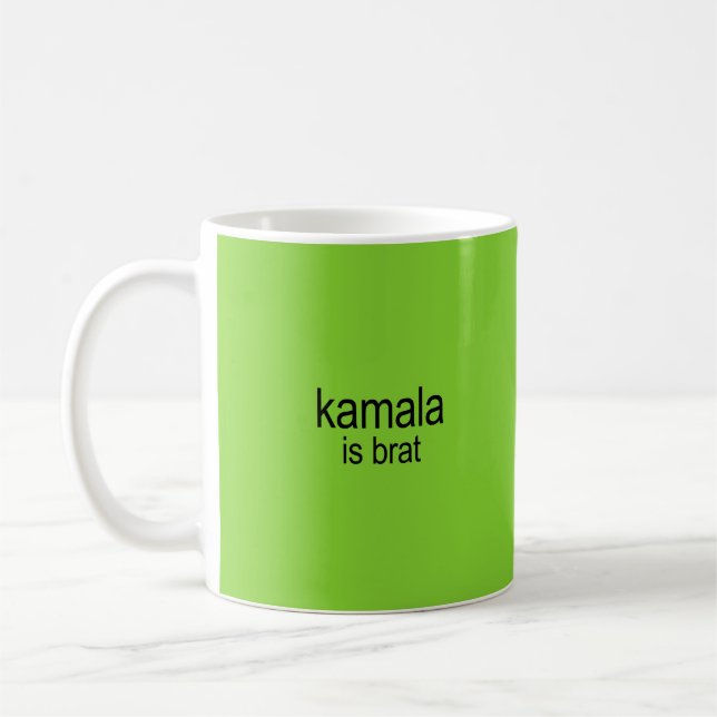 Kamala is Brat Coffee Mug (Left)