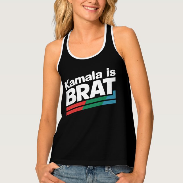 Kamala Is Brat Tank Top (Front)