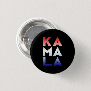 kamala Ka ma la 3 syllables red white blue black Button