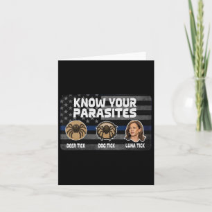 Kamala Know Your Parasites Deer Tick Dog Tick Luna Card