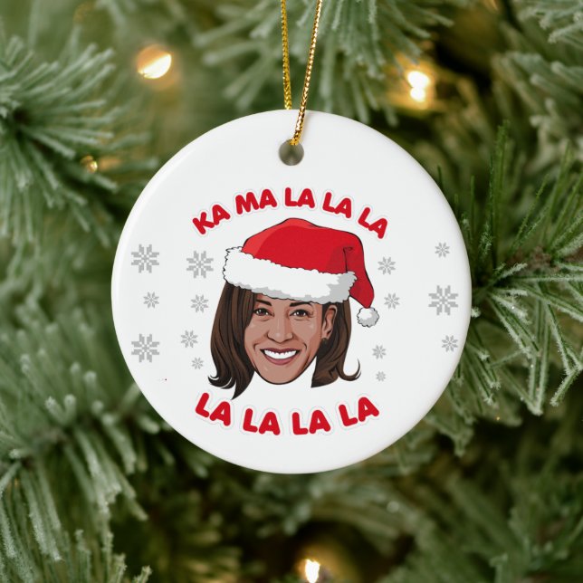 Kamala la la la  ceramic ornament (Tree)