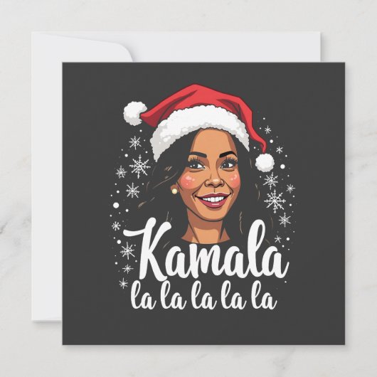 Kamala La La La Kamala Harris Christmas Santa (Front)
