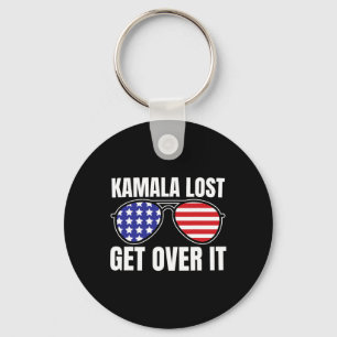 Kamala Lost Get Over It Funny Trump Victory Electi Keychain