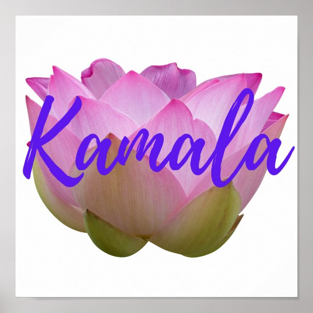 Kamala “Lotus Flower” Poster (Front)