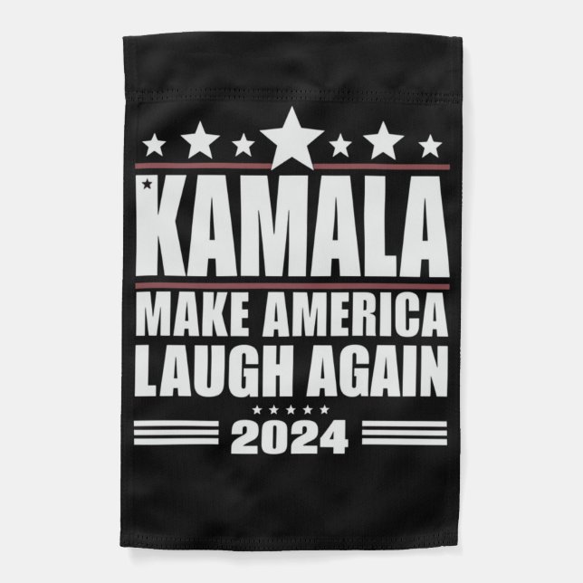 Kamala Make America Laugh Again American Flag 2024 (Front)