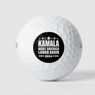 Kamala Make America Laugh Again American Flag 2024 Golf Balls