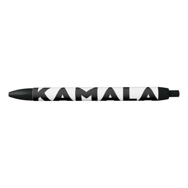 Kamala modern bold typography black and white pen (Front)