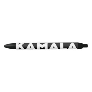 Kamala modern bold typography white and black pen