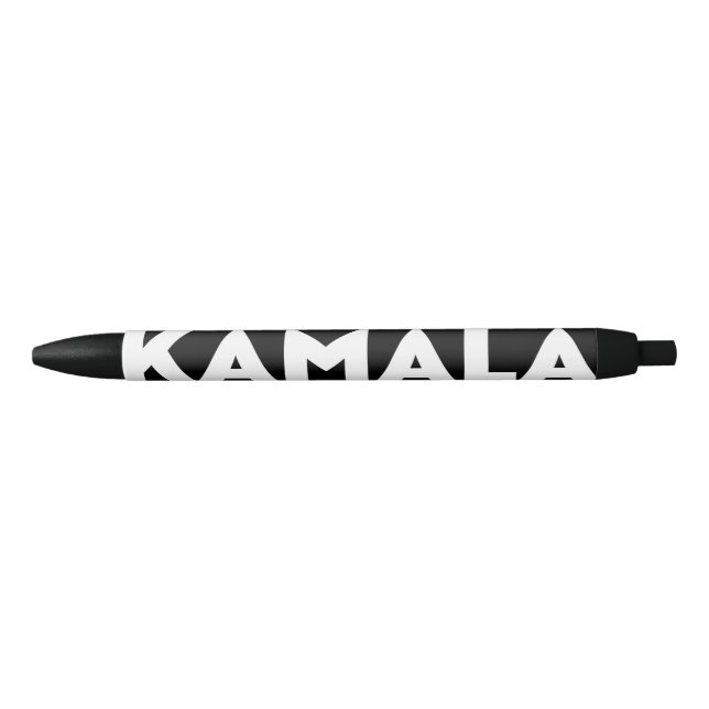 Kamala modern bold typography white and black pen (Front)