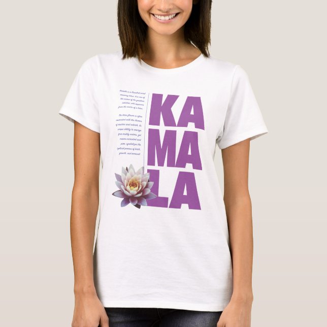 Kamala Name Meaning T-Shirt (Front)