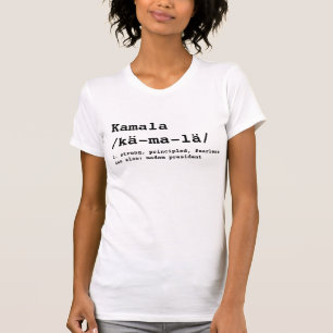 Kamala pronunciation definition black typewriter T-Shirt