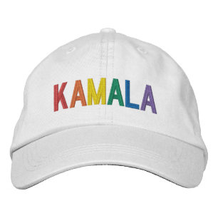 Kamala rainbow typography lgbt gay pride embroidered baseball cap