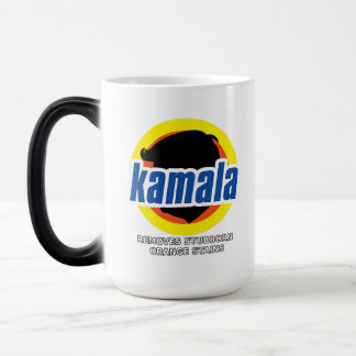 Kamala Removes Stubborn Orange Stains Color Morph Mug