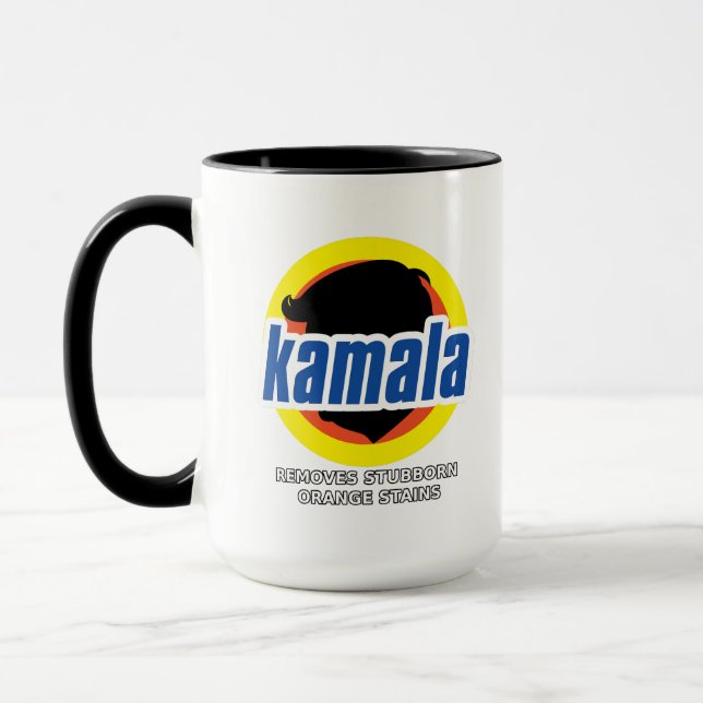 Kamala Removes Stubborn Orange Stains Mug (Left)