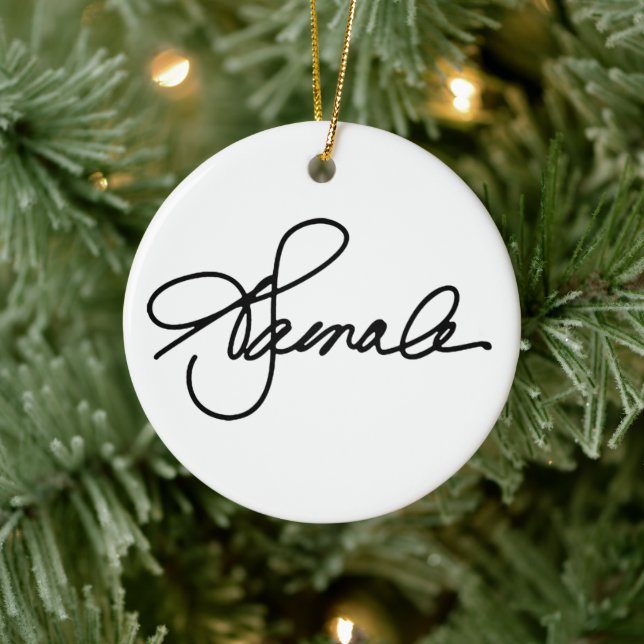 KAMALA Signature Ceramic Ornament (Tree)