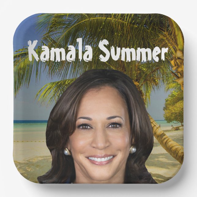 Kamala Summer 2024 Paper Plates (Front)