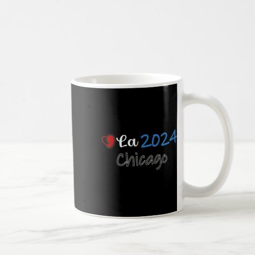 Kamala Supporter Chicago Dnc Comma La Heart Harris Coffee Mug