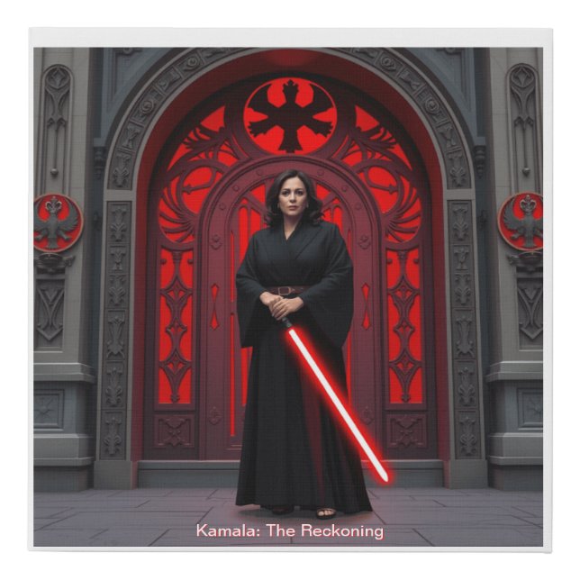 Kamala: The Reckoning Faux Canvas Print (Front)