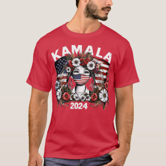 Kamala Vintage Floral Feminine First Female 2 T-Shirt