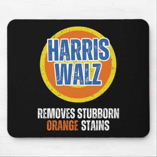 Kamala Walz Detergent Removes Stubborn Orange Stai Mouse Pad