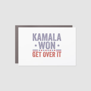 Kamala Won Get Over it Harris Walz Election  Car Magnet