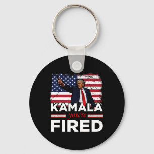 Kamala You're Fired Funny  Keychain