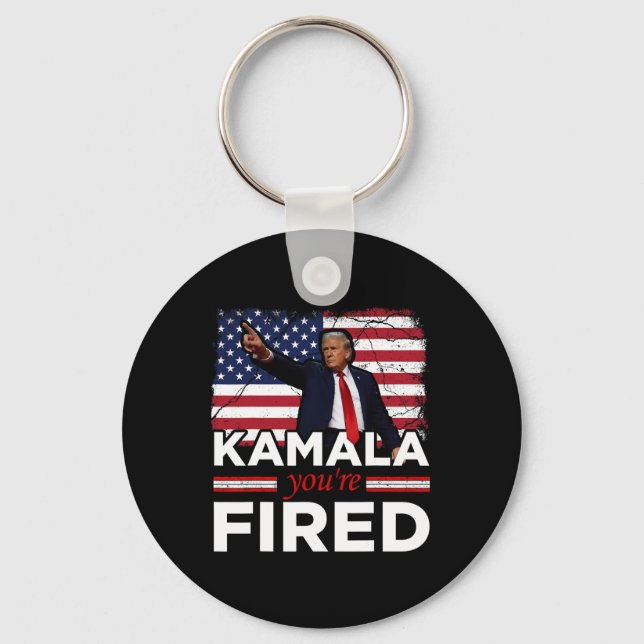 Kamala You're Fired Funny  Keychain (Front)