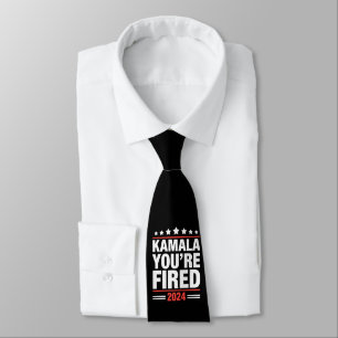 Kamala You're Fired Kamala Harris 2024 Neck Tie