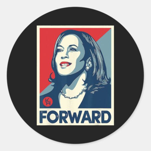 Kamalaharris Forward 2024 Kamalaharris Forward 1  Classic Round Sticker