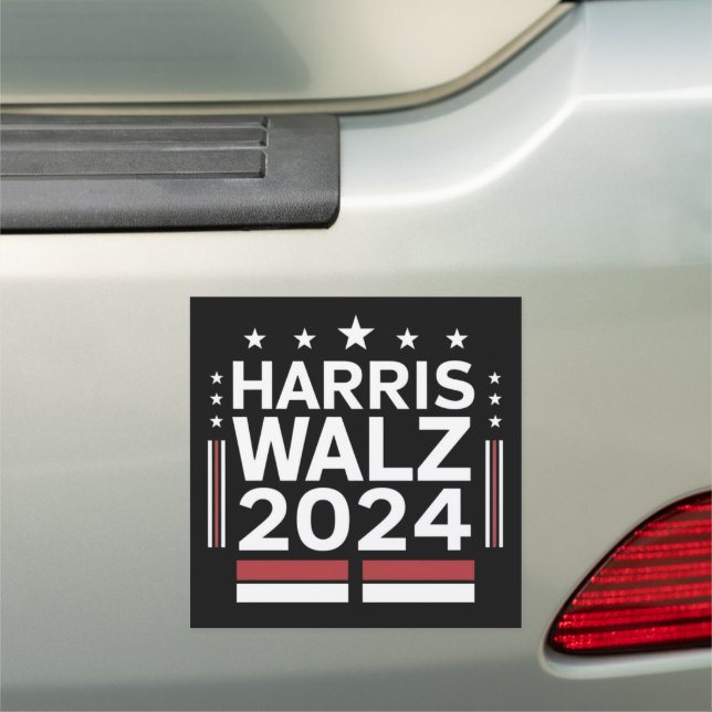 KamalaHarris TimWaltz 2024  Car Magnet (In Situ)