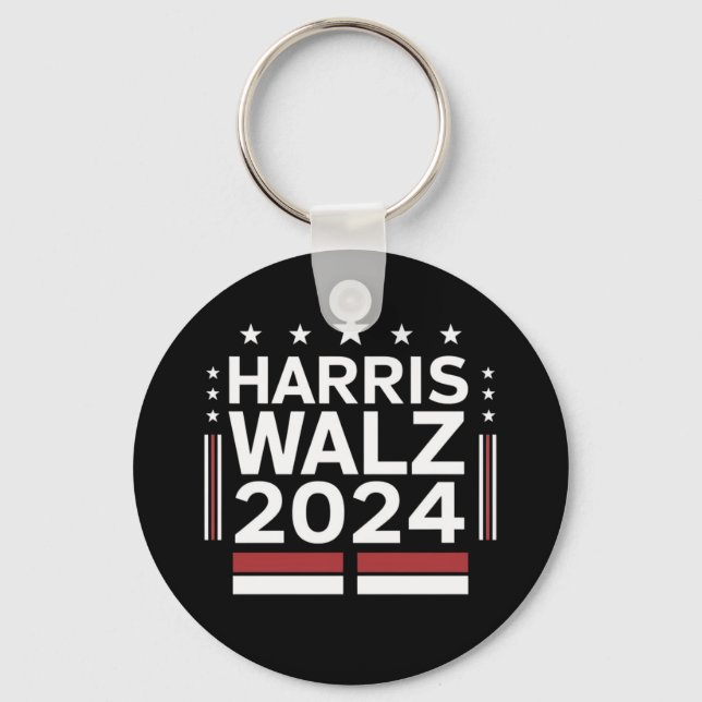 KamalaHarris TimWaltz 2024  Keychain (Front)