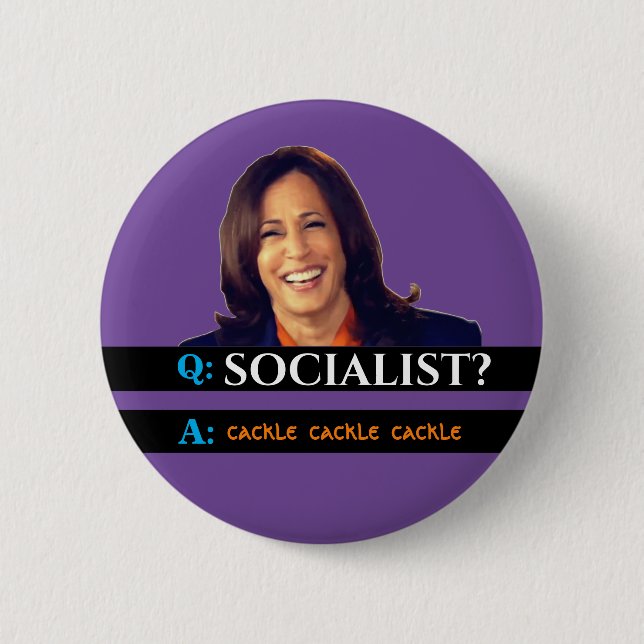 Kamala's Cackle Button (Front)