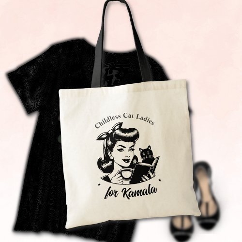 Kamalas Childless Cat Ladies Tote Bag