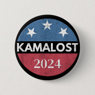 Kamalost Harris Lost 2024 Trump Won 47th President Button