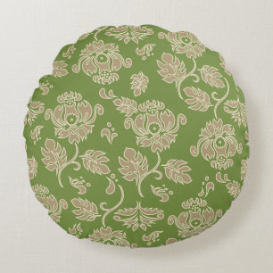 Kamaole Hawaii Tropical Protea Floral Reversible Round Pillow