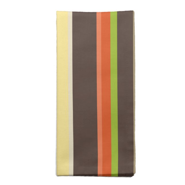Kamaole Hawaii Tropical Stripe Dinner Napkins (Folded)