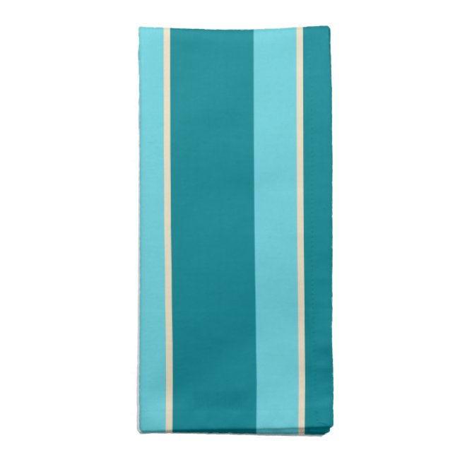 Kamaole Hawaii Tropical Stripe Dinner Napkins (Folded)