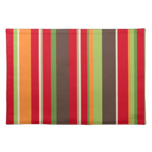 Kamaole Hawaii Tropical Stripe Dinner Placemats