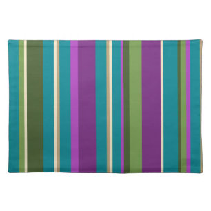 Kamaole Hawaii Tropical Stripe Dinner Placemats