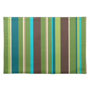 Kamaole Hawaii Tropical Stripe Dinner Placemats