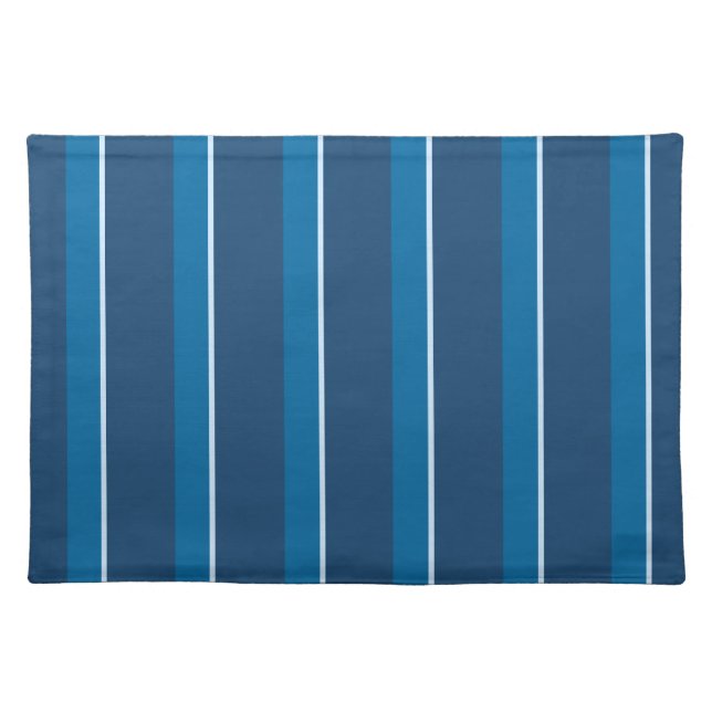 Kamaole Hawaii Tropical Stripe Dinner Placemats (Front)